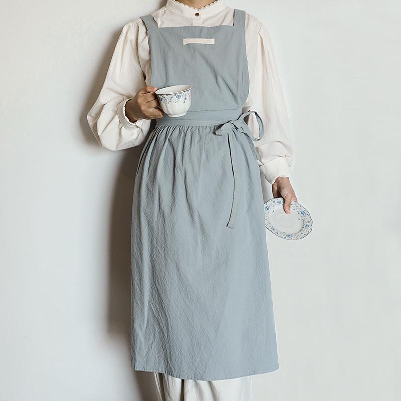 Nordic Quality Korean Style Canvas Kitchen Apron
