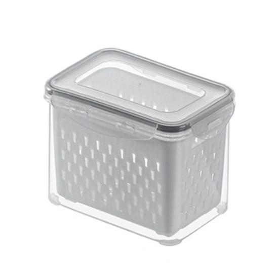 

1,15 л/2 л/3 л/4,5 л/6,2 л ящик для хранения холодильника большой емкости прочная конструкция пластиковый универсальный легкий защелкивающийся герметичный пищевой контейнер для дома S