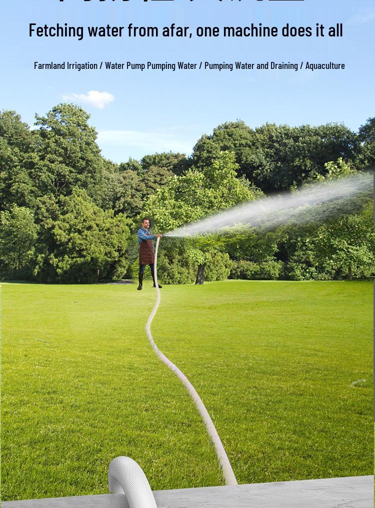 People's Stainless Steel Deep Well Submersible Pump, 220V/380V, High Head & Large Flow for Irrigation