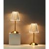 Table Lamp Bedroom, Bedside Lamp Light Luxury Diamond Crystal Lamp High-end Atmosphere Lamp Charging Touch Small Night Lamp