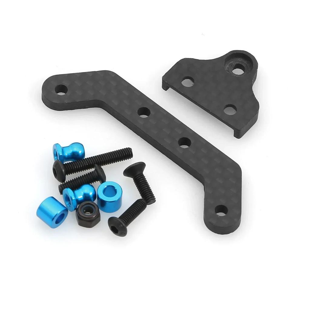Metal Carbon Fiber Upgrade Parts Kit Drive Shaft Suspension Arm Damper Stay for Tamiya XV01 XV-01 1/10 RC Car Spare Acces