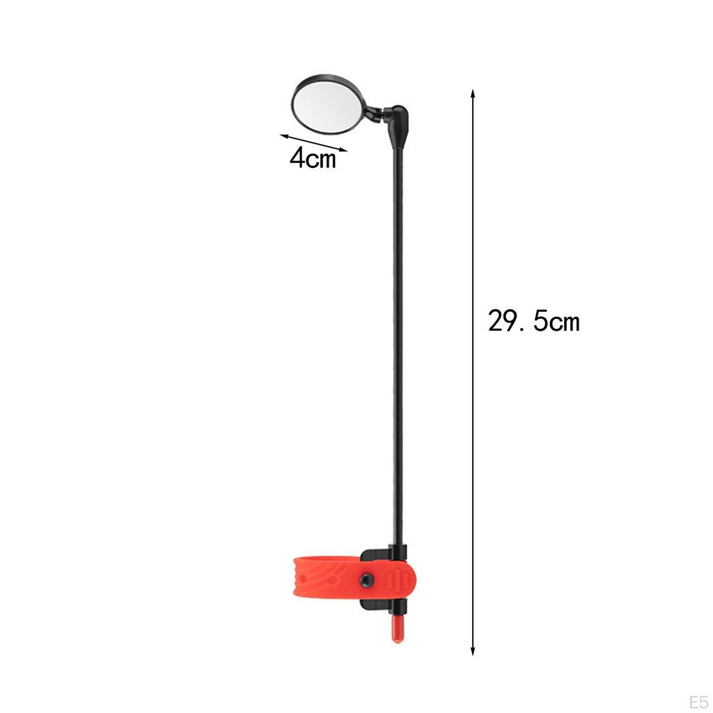 Espejo para Casco de Bicicleta Aleación de Aluminio Varilla Retrovisor