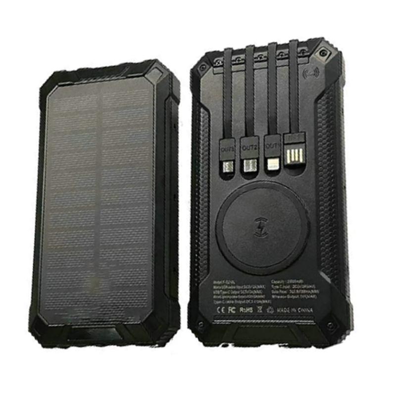 

Беспроводное зарядное устройство на солнечной батарее емкостью 30000 мАч 30000 чёрный