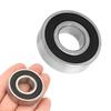 10pcs 6202-2rs 15x35x11mm Double Side Rubber Sealed Deep Groove Steel Ball Bearings