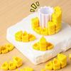 Jucărie Puzzle Boabă de Porumb Imprimată 3D cu Lumină LED Jucărie de Asamblare Porumb DIY Joc Provocare de Construcție Porumb Brain Teaser Educațional