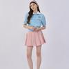 Goxo Woven Ball Pocket Skirt PInk FallIng In Golf