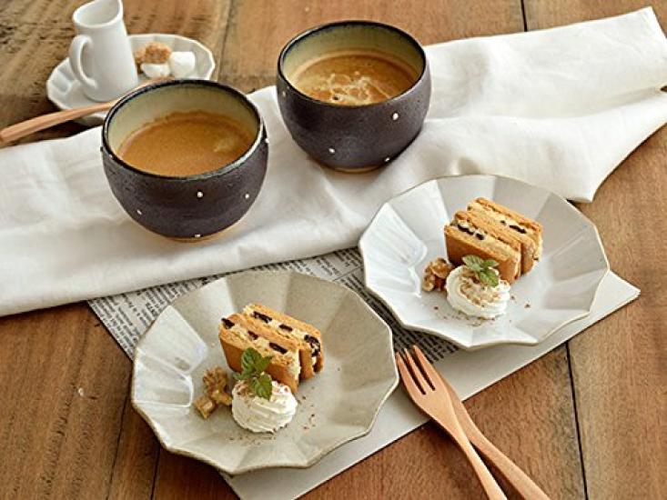 EAST table Medium Milky Rinka Made in Dishwasher and Microwave Plate, 14.5cm, White, (Rinka), Japan, Safe, ic-00702