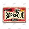 Burger Sign Best in Town 100% Beef BBQ Vintage Decor Hotdogs Kitchen Decorations Wall Plaque Retro Decor Vintage Food Sign