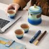 High-end travel ceramic tea set gift box portable express cup gift home office business gift