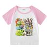Kids' Summer Color Block Sports Set: Baby Shorts & Short Sleeve T-shirt