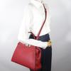 FENDI Peekaboo medium Handbag 8BN226 Celeria 2WAYShoulder Red leather Women Used