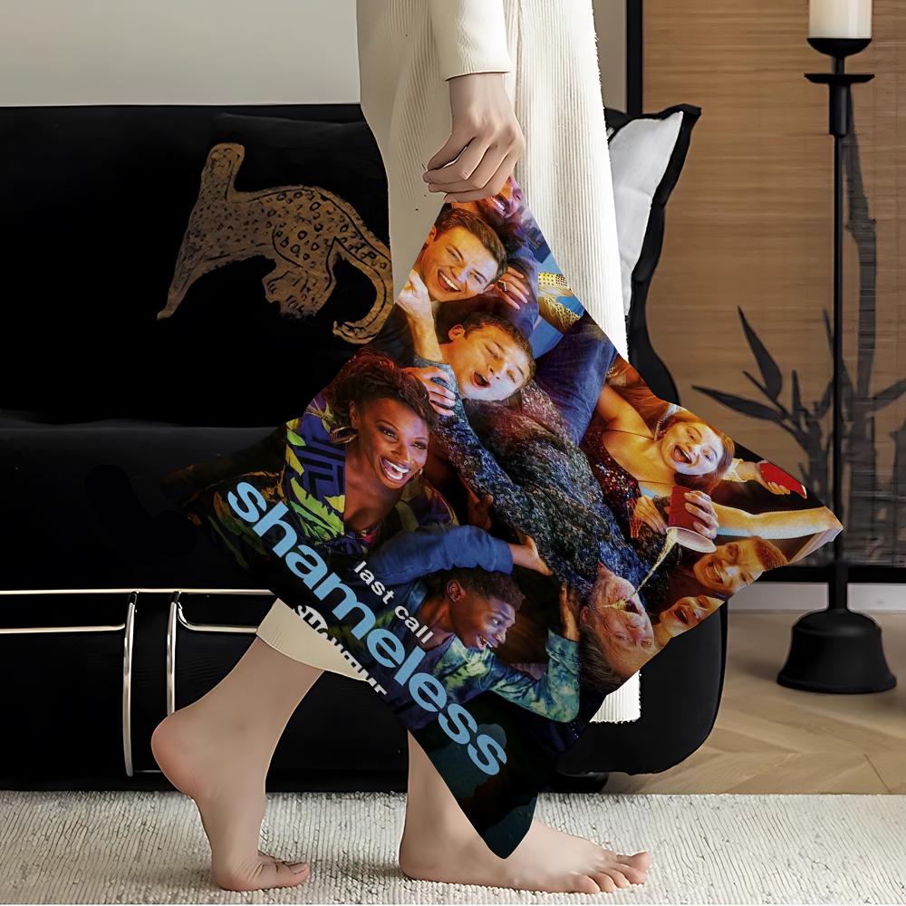 Shameless Hot TV Pillow Covers Cartoon Sofa Decorative Home Double-sided Printing Short Plush Cute Cushion Cover