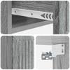 Nightstand Grey Sonoma 49 x 34.5 x 20 cm Engineered Wood