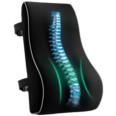 Ergonomisches Memory-Foam Lendenstützkissen für Auto- und Bürostühle