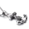 Hot Selling Fashion Navy Vintage Ship Anchor Pendant Necklace Accessories Mens Necklace In Europe and America