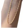Women's European & American Minimalist Twist & Water Wave Chain Necklace