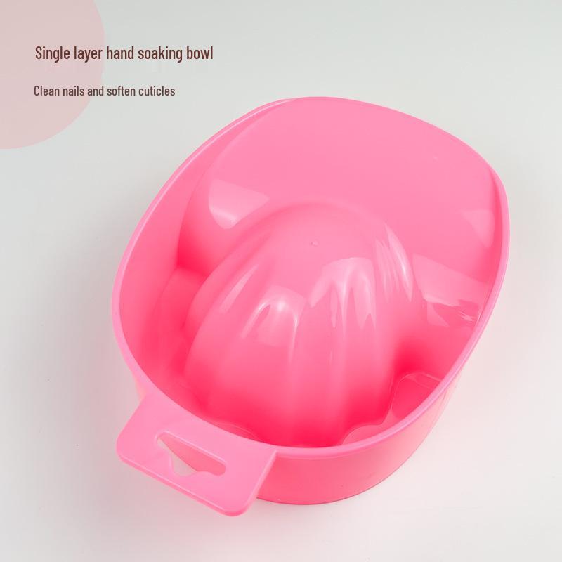 Hand Soak Bowl for Softening Cuticles and Dead Skin - Manicure Care Finger Basin