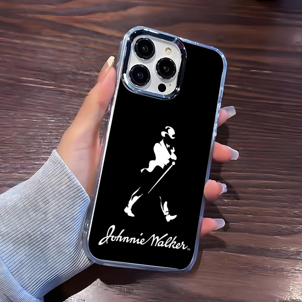 

JohnnieS WalkerS Logo Phone Case For IPhone 17 Pro Max 16 15 14 Pro Max IPhone 13 Pro Max 11 Plus Transparent Cover iPhone 11 Pro