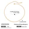 Hot Selling Jewellery Unique Snake Accessories Stainless Steel Luxury Zircon Jewelry 18K Gold Plated Stackable Dainty Necklace