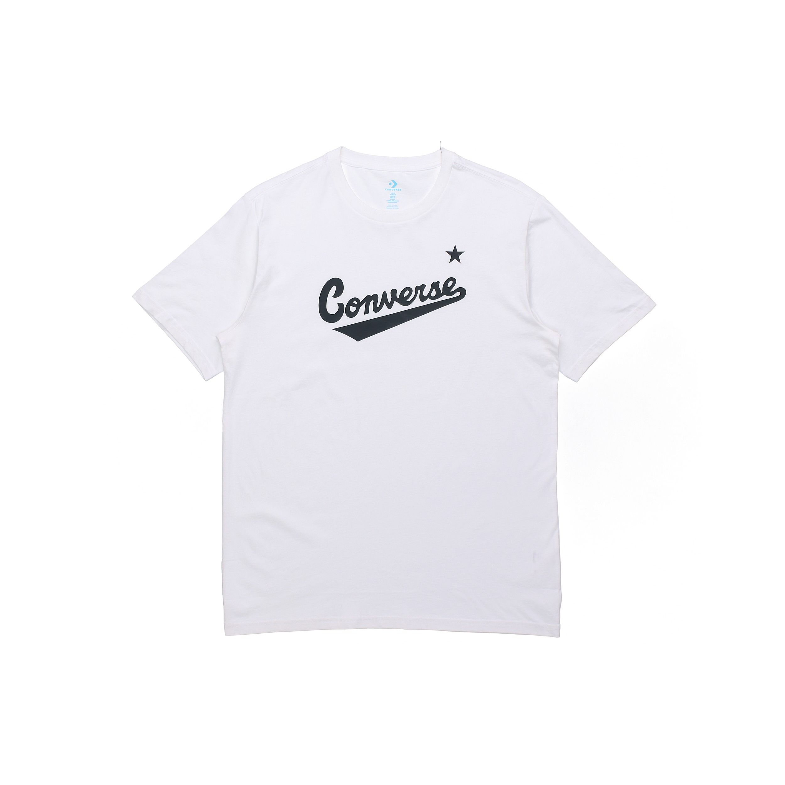 

Converse Classic Letter Print Футболка с коротким рукавом Мужские топы Белые 10018235-102