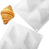 Non-Stick Croissant Mold 6-Cavity Baking Molds New Dessert Mold  Kitchen Bakeware