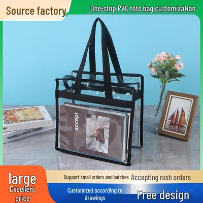 Borsa Tote/Cosmetica Trasparente Impermeabile Grande in PVC - Bomboniera Personalizzata per Matrimonio
