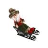 Tabletop Ornament Christmas Statue Collectible Photo Props Crafts Figurine Artwork for Hotel Housewarming Bar Bookshelf Desk