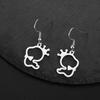 Snake with Crown Earrings for Women Stainless Steel Animal Jewelry Gold Plated Cute Drop Earrings Birthday Gift 2026 Trend