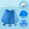 KENOU Water Pillow 3000ml Length 30cm Width 22cm Water Pillow PVC Adults Children Eco Reusable Ice (Blue + Tray)