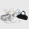 New European and American Summer Niche High End Fashion Silver Underarm Bowling Bag Handheld One Shoulder Crossbody Bag