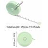 Soft Tape Double Sided Measuring Tape Measure Sewing Tailor Craft Centimeter Inch Portable Auto Retractable Measuring Tape