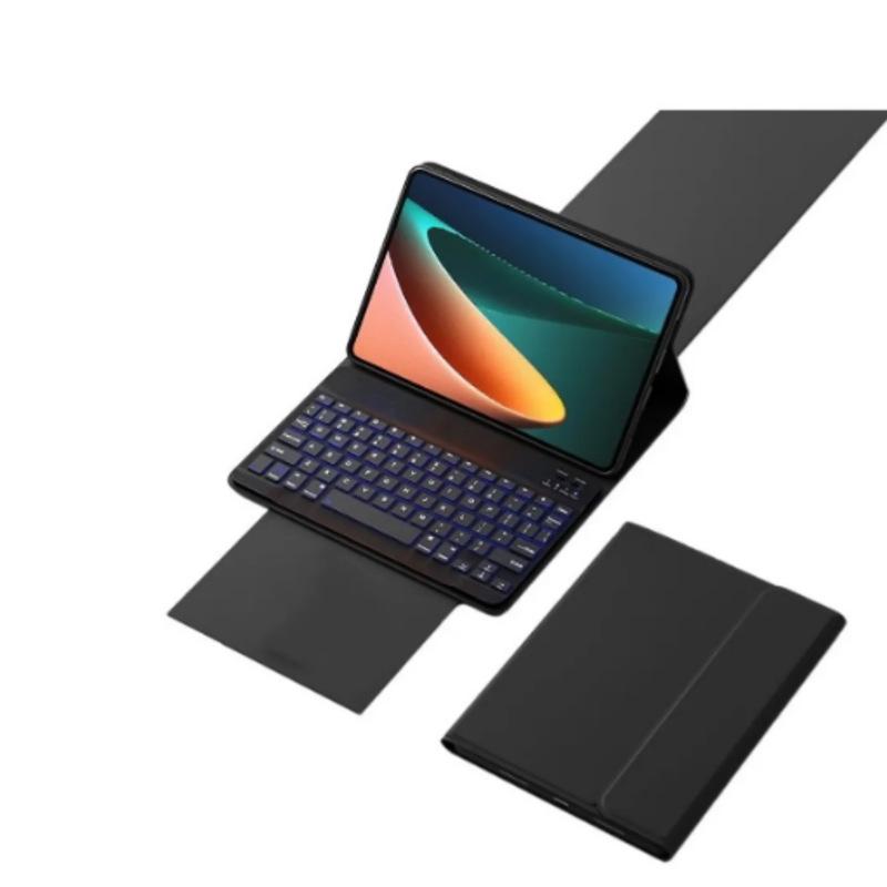 Samsung A7 Lite 8.7" Tablet Case with Magnetic Shell and Bluetooth Keyboard - Compatible with Russia, France, Spain