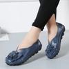 2025Soft Genuine Leather Flat Shoes Women Flats with Flowers Ladies Shoes Women Designers Loafers Slip On Ballerina