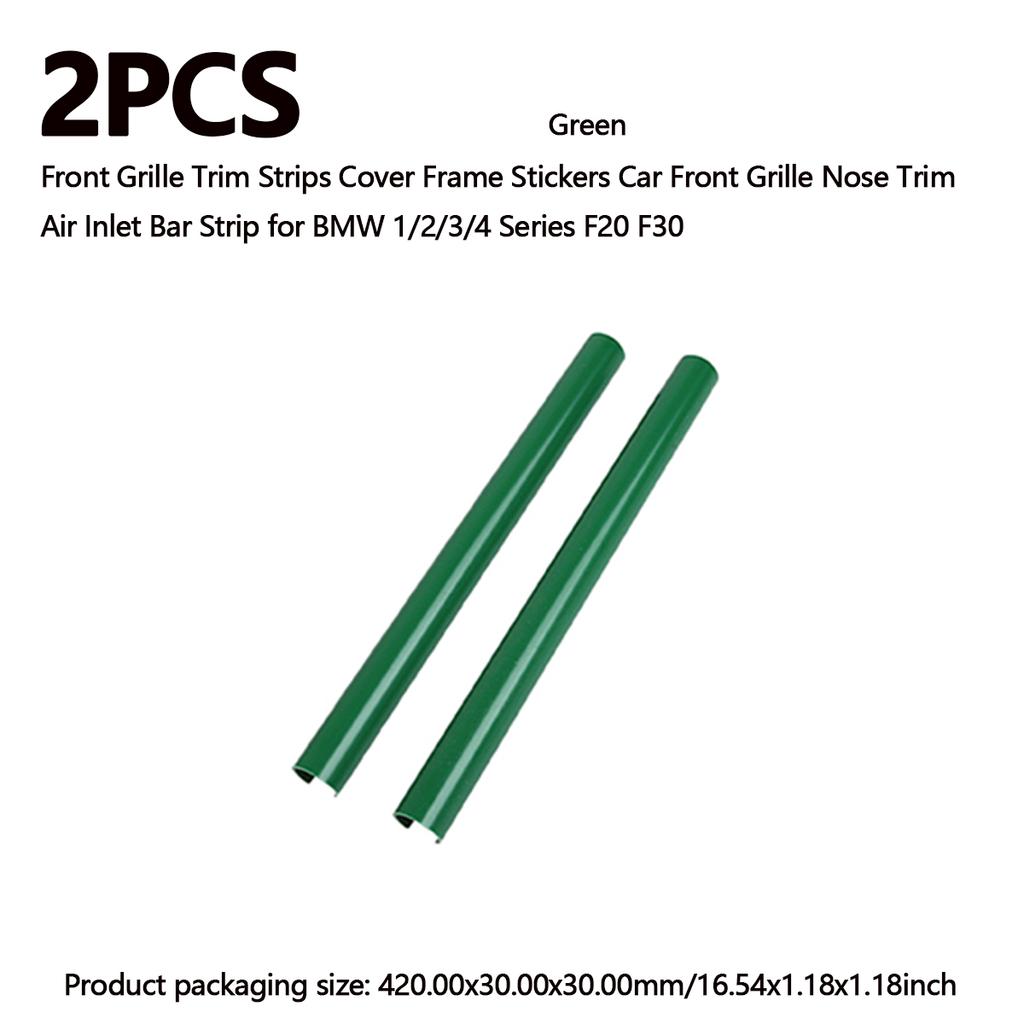 2/4PCS Car Front V Brace Grill Trim Strips Cover Front Grill Insert Trims Stripes for BMW F30 F31 F32 F33 F34 F35 F36