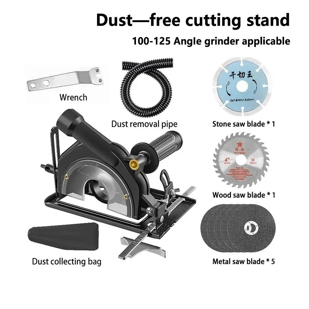 Grinder Angle Universal Bracket,Support Angle Grinder Cutting Machine Base,DIY Stand Grinder Holder,Woodworking Table Protective