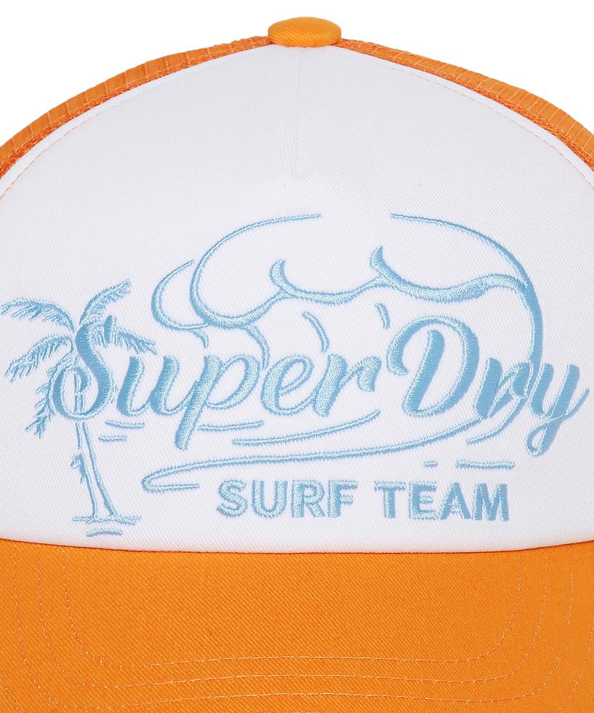Syupeodeulai Surf Mesh Trucker Ball Cap Orange