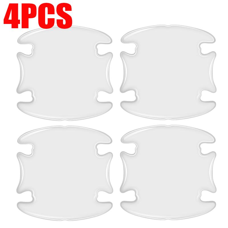 Door Collision Strips Anti-scratch Handle Stickers Transparent Door Bowl Protection Stickers Car Universal Paint Protection Film
