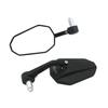 Motorcycle Rear View Mirror Black 7/8" or 1" Round CNC Cafe Racer Parts Motorcycle Side Mirror Bar End Motorbike for Kawasaki