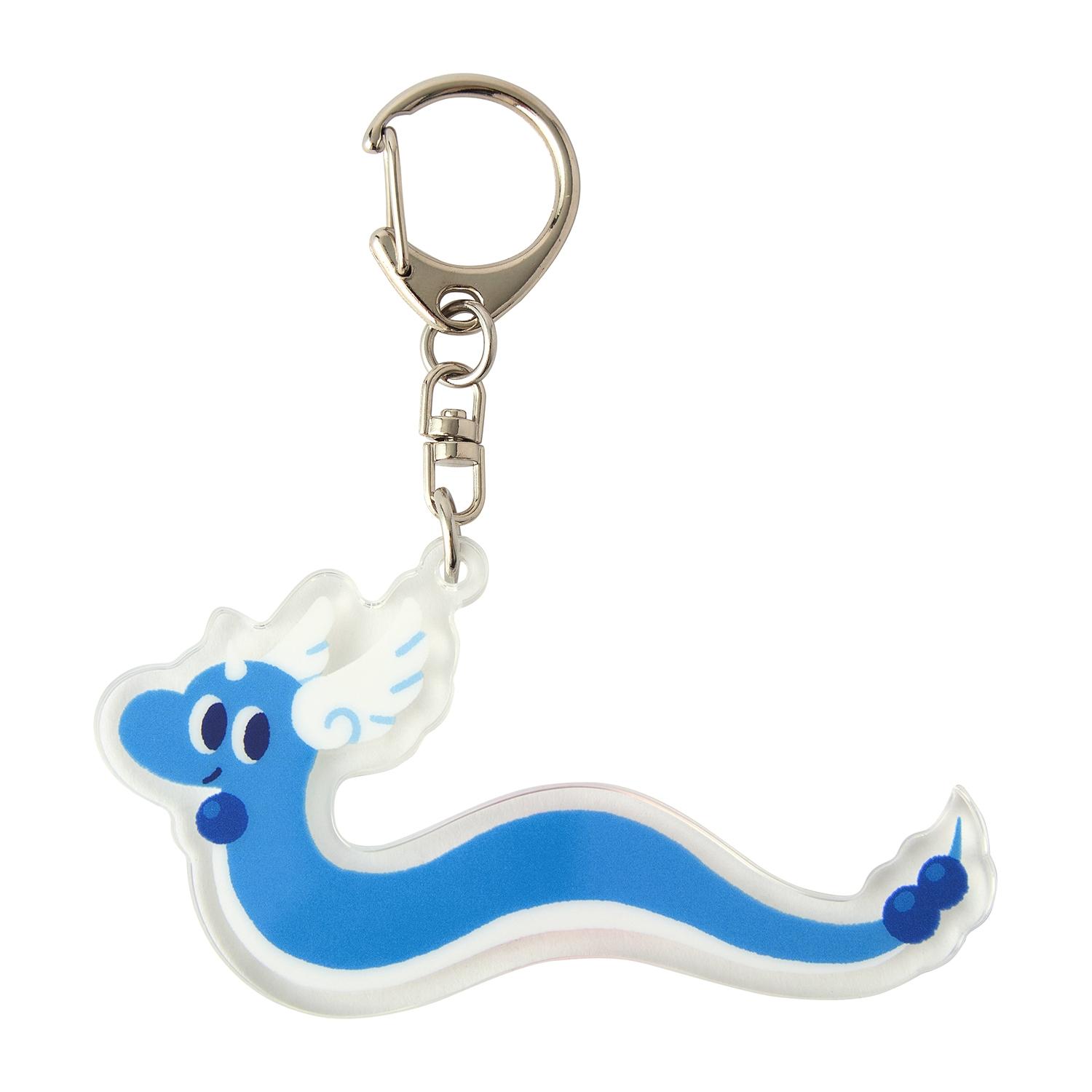 

Pokemon Acrylic Keychain Dragonair NYORO NYORO FRIENDS Japan NEW
