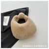 Plüschtasche Knödeltasche neue Premium-Damentasche flauschige Mode Knödeltasche Pelzhandtasche