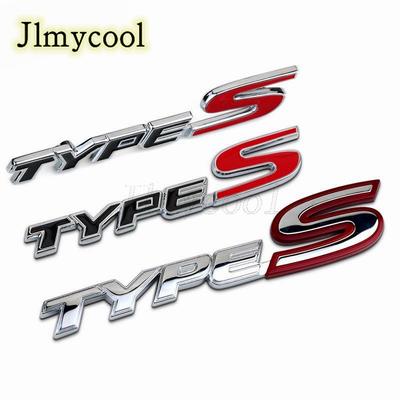 3D Metal Type R Car Sticker Badge Emblem Type S Decal For CIVIC FD2 FA 5 Mugen TypeR Racing Auto Styling Self-adhesivea
