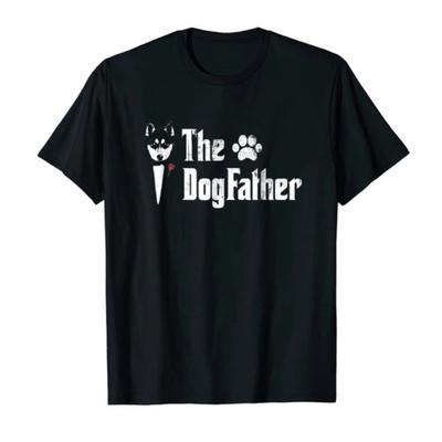 Men's Mens the Dogfather Siberian Husky Dog Dad T Shirt Father's Day Gi T Shirt