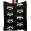 Raccoon face Throw Blanket Thermal Personalized Gift Thin sofa bed Blankets