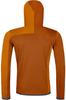 Jacket Ortovox Fleece Light Grid Hooded JKT M Bristle Brown