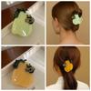 Waterproof Bee Pear Shark Clip Acrylic Acetate Hairgrips Creative Acetic Acid Hair Claw  Portable