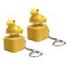 Portachiavi a Pulsante con Suono Realistico di Rana e Luce LED Giocattolo Carino per Alleviare lo Stress Souvenir Unico di Rana Regalo di Compleanno per Amanti delle Rane