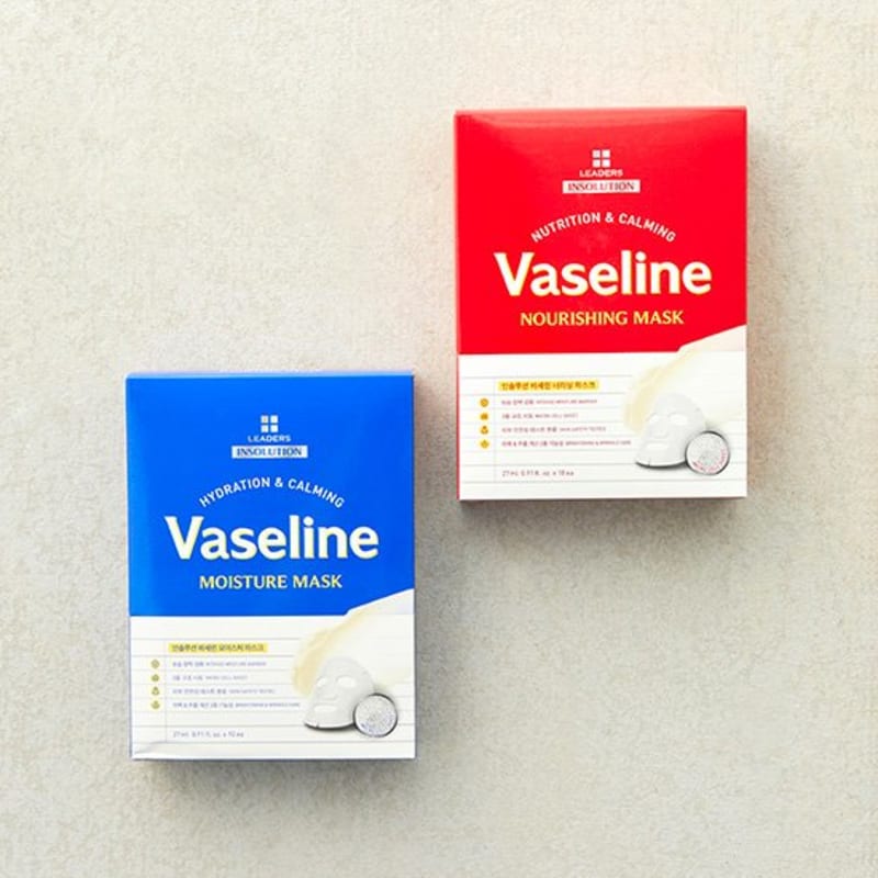 

[Leaders] Insolution Вазелиновая маска 10 листов x 2 типа (Выберите 1) Vaseline Nourishing Mask 10 sheets