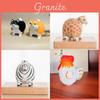 Wooden Animal Figurines With Smooth Finish For Party Decorations And Collectors