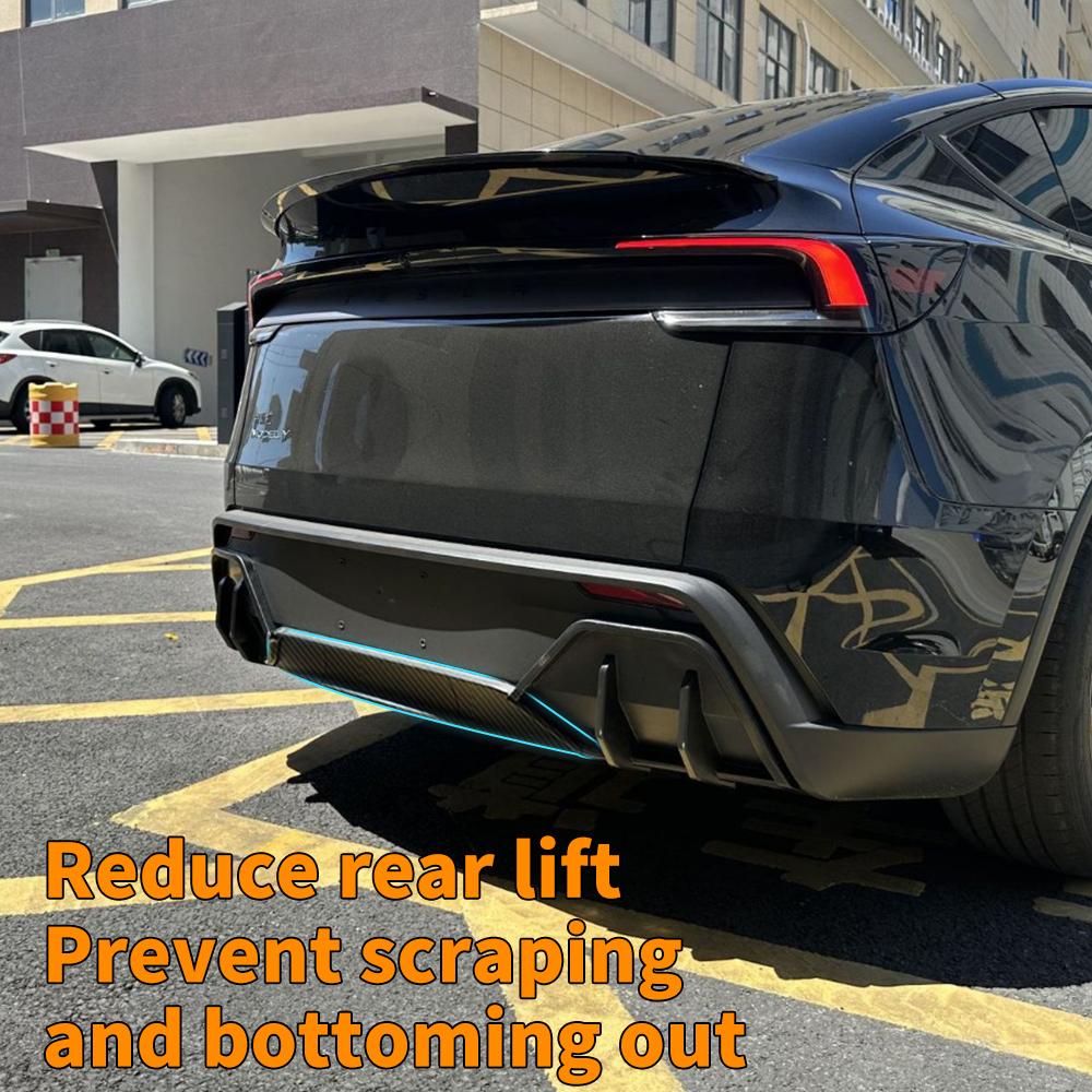 ABS Rear Lip Small Spoiler For Tesla Model Y Juniper 2025-2026 Split Rear Lip Spoiler/ Side Skirt Spoiler/ Car Accessories