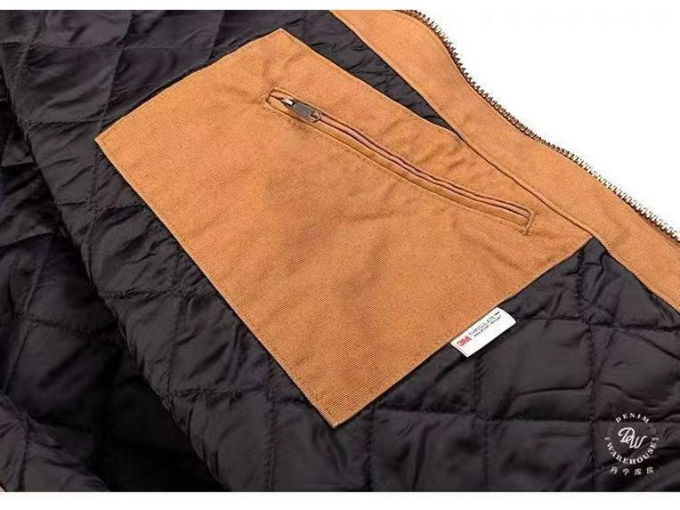 Carhartt J130 Heavyweight Cotton Canvas Hooded Work Jacket